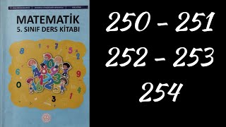 5Sınıf Matematik Ders Sayfa 250 251 253 254 Sıklık Tablosu ve Sütun Grafiği Yorumlama [upl. by Laveen413]