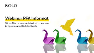 PFA vs SRL  ce alegem în 2024 odată cu intrarea în vigoare a modificărilor fiscale [upl. by Erlandson398]