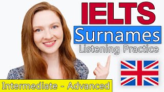 Listening Practice IELTS  Surnames [upl. by Susanna590]