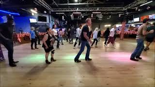 Blacked Out Line Dance By Wendie Smith amp Rob Holley To Music With Jason At Renegades On 12 12 23 [upl. by Krebs]