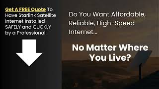 Satellite Internet Installation Service [upl. by Assillim718]