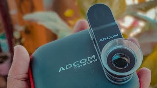 Awesome Mobile MACRO Lens on a Budget Adcom 12x  24x Mobile Macro Lens Unboxing Review [upl. by Cozmo]