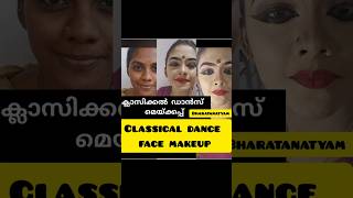 How to do classical dance makeup😍 bharatanatyam selfmakeup Detail vedio link in the description 👇 [upl. by Ylloh]