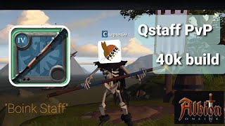 Cheap Quarterstaff Build  Corrupted Dungeon  Albion Online [upl. by Ofelia]