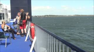 Scandlines ferry announcement on MS Schleswig Holstein Puttgarden to Rodby [upl. by Leddy502]