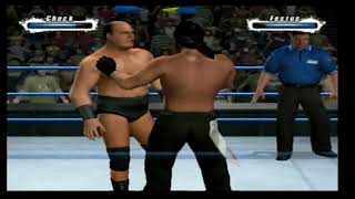 WWE Smackdown vs Raw 2009  PS2 Gameplay  Chuck Palumbo vs Jesse amp Festus  Handicap Match [upl. by Rocher]