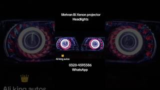 Mehran Bi Xenon projectors Modified Headlights alikingautos viralvideo viralshorts [upl. by Yblok]