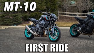 First Ride on The 2023 Yamaha MT10 [upl. by Uziel]