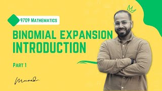 Binomial Expansion  Introduction  Power  A levels Maths  9709 [upl. by Alyacim]