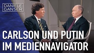 Dr Daniele Ganser Carlson und Putin im Mediennavigator [upl. by Couture385]