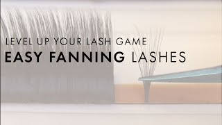 EASY FANNING LASHES Eyelash Extensions  London Lash [upl. by Lavotsirc]