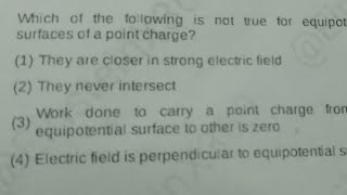 Equipotential surface characteristics [upl. by Atinehc]