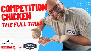 How to trim Competition Chicken Thighs [upl. by Eiluj]