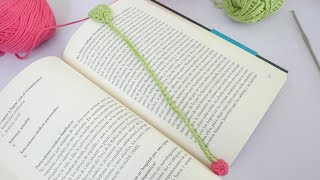 como tejer SEPARADOR DE LIBROS🍃 paso a paso  hojita a crochet [upl. by Dyol]