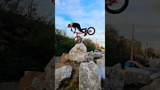 reels abb trial trialbike biketrial bike bikelife jump skills shorts jump mtb bmx [upl. by Dory]