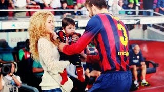 Shakira y Milan apoyan a Pique las mejores imagenes [upl. by Namlaz]