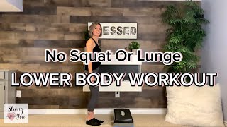 COMPLETE LOWER BODY WORKOUT  NO SQUATS OR LUNGES [upl. by Chevy785]