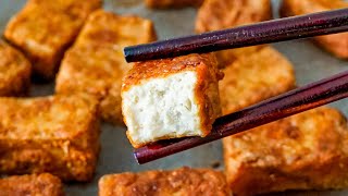 How To Make Crispy Baked Tofu [upl. by Cristy]