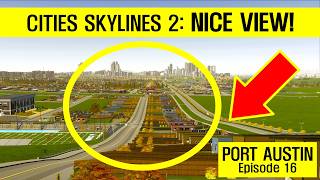 NICE VIEW in Cities Skylines 2 Port Austin  Episode Episode 16 [upl. by Alletsirhc]