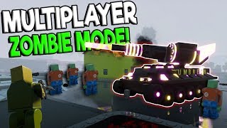 NEW MULTIPLAYER ZOMBIE CITY HORDE MODE  Brick Rigs Update Gameplay  Lego Tank Zombie Beta Update [upl. by Anyahs649]