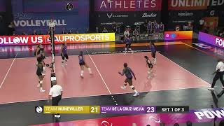 AU Pro Volleyball Game 2 Nice Defense from Manami Kojima amp Sydney Hilley Kayla Caffey Kill [upl. by Magen37]