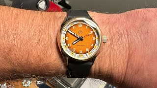 Unboxing and overview Zelos Swordfish Field 38mm Bronze Burnt Orange [upl. by Akihsan383]