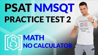 PSAT Math OFFICIAL PSATNMSQT Practice Test 2 No Calculator In Real Time [upl. by Aihn531]