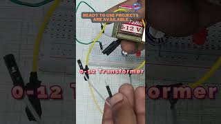 How to Make Half Wave Rectifier Circuit On Breadboard  Using 1000 UF Capacitor  IN 4007 Diode [upl. by Enaxor]