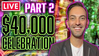 🔴 40000 LIVE STREAM CELEBRATION PART 2 🎰 Over 800000 Followers [upl. by Wojak]