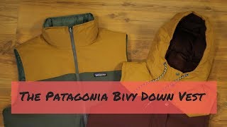 The Patagonia Bivy Down Vest in Nowhere Close to 90 Seconds [upl. by Idorb997]