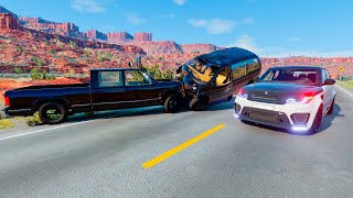 Realistic Roads and Highway Car Crashes [upl. by De]