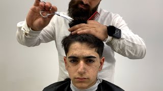 ASMR💈 2024 ÜN EN TREND EN KOLAY SAÇ MODELİ MULLET [upl. by Garnes]