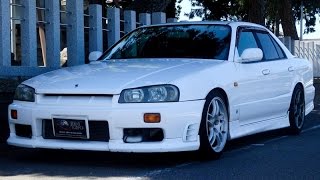 Nissan Skyline Turbo R34 for sale JDM EXPO [upl. by Jochbed]