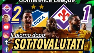 🤬❗ MAI PIÙ UNA FIORENTINA COSÌ Apoel  Fiorentina 21  Conference League il giorno dopo [upl. by Silvers]