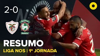 Santa Clara 20 Marítimo  Resumo  SPORT TV [upl. by Aikam417]