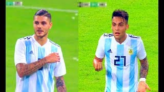 Mauro Icardi And Lautaro Martínez vs Brazil（16102018）Friendly HD 720p by轩旗 [upl. by Beaner340]