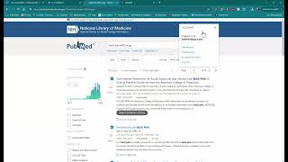 Saving amp Sharing Search Results in PubMed [upl. by Imyaj]