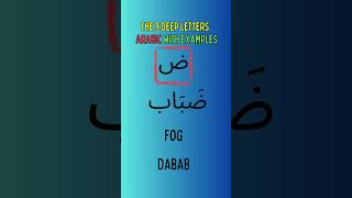 Exploring the 9 Deep Arabic Letters with Examples arabic learnarabic arabiclanguage [upl. by Rabah]