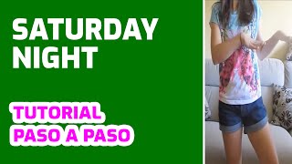 😋 SATURDAY NIGHT Baile 💃 Tutorial PASO A PASO MUY FÁCIL ✅ [upl. by Selim625]