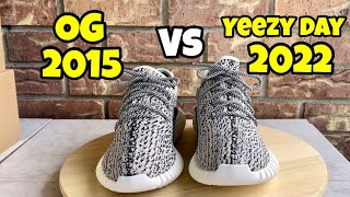 Yeezy 350 “Turtle Dove” Comparison 2015 vs 2022 [upl. by Greenleaf]