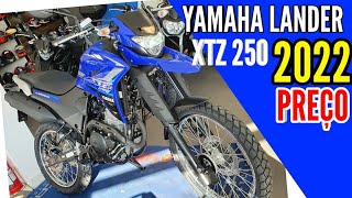 YAMAHA LANDER 2022 PREÇO CORES E FICHA TECNICA  YAMAHA XTZ 250 2022 [upl. by Garett797]