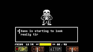 Sans fight first try  Undertale Red and Yellow [upl. by Barbara-Anne346]