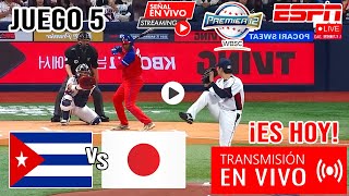 Cuba vs Japón en vivo Donde Ver A Que Hora Juega Premier 12 WBSC 2024 en vivo hoy [upl. by Placeeda691]