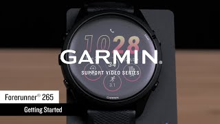 Garmin Support  Forerunner® 265 Series  Getting Started [upl. by Nevag]