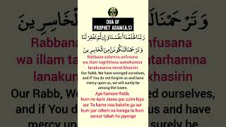 Rabbana zalamna anfusana dua meaning shorts quran islam [upl. by Ayarahs857]