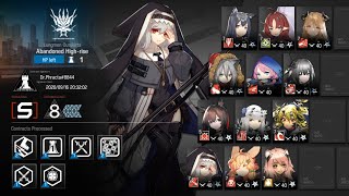 Arknights CC0 Day 7 Abandoned Highrise Risk 8 E1 lvl40 No 6s [upl. by Aimil]