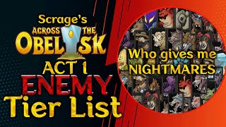 Act 1 Enemy Tier List  Across the Obelisk [upl. by Aneeg]