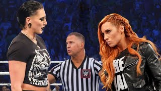 WWE SMACKDOWN LIVE FULL MATCH  Rhea Ripley VS Becky Lynch [upl. by Airdna]