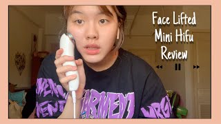 Instant Face Lift at home  MINI HIFU REVIEW [upl. by Htebarual]