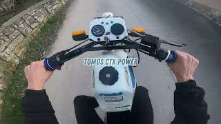 TOMOS CTX  80cc Power [upl. by Stephanus]